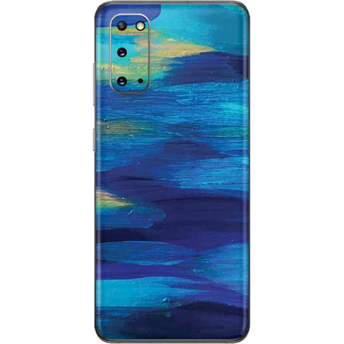 Etta Vee Ocean Blue Brush Stroke Galaxy S20 Skin