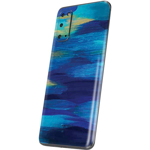 Etta Vee Ocean Blue Brush Stroke Galaxy S20 Skin
