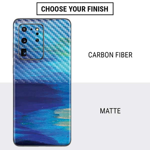 Etta Vee Ocean Blue Brush Stroke Galaxy S20 Ultra 5G Skin