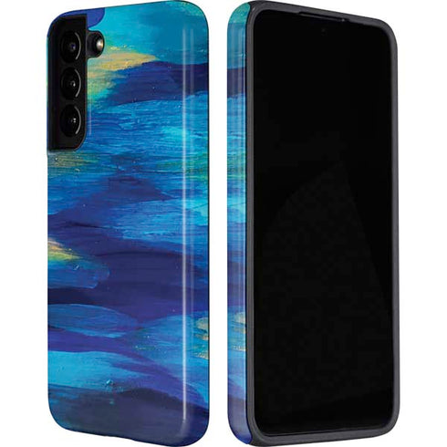 Etta Vee Ocean Blue Brush Stroke Galaxy S22 Pro Case