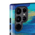 Etta Vee Ocean Blue Brush Stroke Galaxy S22 Ultra Pro Case