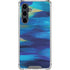 Ocean Blue Brush Stroke by Etta Vee Galaxy S23 FE Clear Case