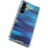 Ocean Blue Brush Stroke by Etta Vee Galaxy S23 FE Clear Case