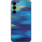 Ocean Blue Brush Stroke by Etta Vee Galaxy S23 FE Skin