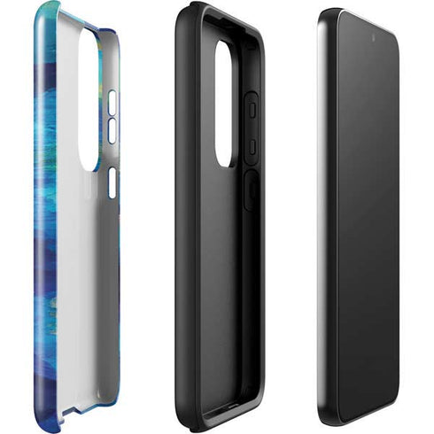 Etta Vee Ocean Blue Brush Stroke Galaxy S23 Pro Case