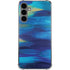 Ocean Blue Brush Stroke by Etta Vee Galaxy S24 Plus Clear Case