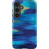 Ocean Blue Brush Stroke by Etta Vee Galaxy S24 Plus Impact Case