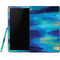 Etta Vee Ocean Blue Brush Stroke Samsung Galaxy Tab Skin