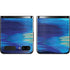 Etta Vee Ocean Blue Brush Stroke Galaxy Z Flip Skin