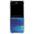 Ocean Blue Brush Stroke by Etta Vee Galaxy Z Flip5 5G Clear Case