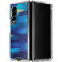Etta Vee Ocean Blue Brush Stroke Galaxy Z Fold4 5G Clear Case