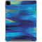 Etta Vee Ocean Blue Brush Stroke iPad Pro 12.9in (2020) Clear Case