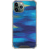 Ocean Blue Brush Stroke by Etta Vee iPhone 11 Pro Max Clear Case