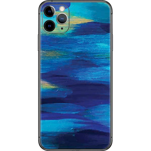 Etta Vee Ocean Blue Brush Stroke iPhone 11 Pro Max Skin