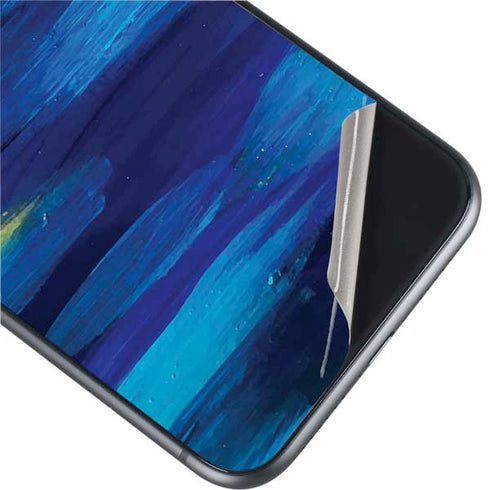 Etta Vee Ocean Blue Brush Stroke iPhone 11 Skin