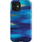 Etta Vee Ocean Blue Brush Stroke iPhone 12 Mini Impact Case