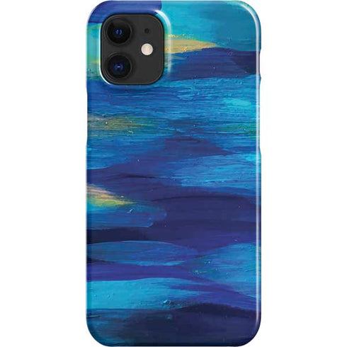 Etta Vee Ocean Blue Brush Stroke iPhone 12 Mini Lite Case