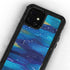 Etta Vee Ocean Blue Brush Stroke iPhone 12 Mini Waterproof Case