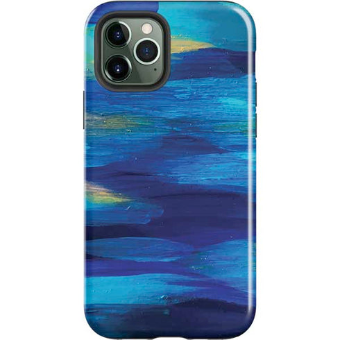 Etta Vee Ocean Blue Brush Stroke iPhone 12 Pro Impact Case