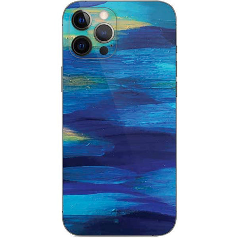 Etta Vee Ocean Blue Brush Stroke iPhone 12 Pro Max Skin