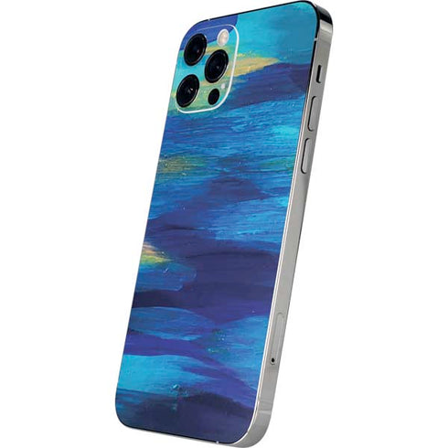 Etta Vee Ocean Blue Brush Stroke iPhone 12 Pro Max Skin