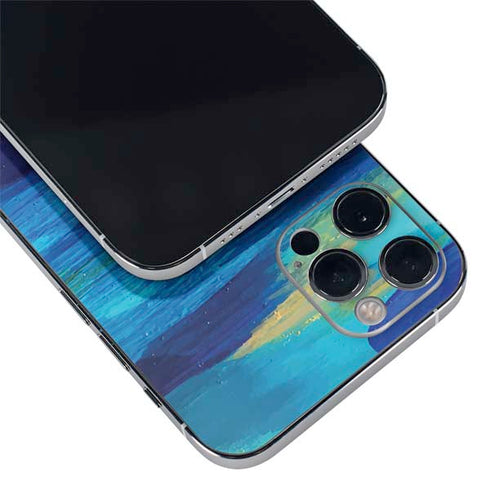 Etta Vee Ocean Blue Brush Stroke iPhone 12 Pro Max Skin