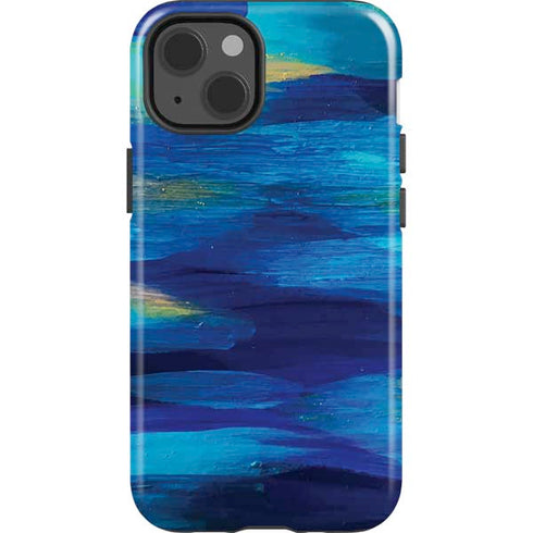 Etta Vee Ocean Blue Brush Stroke iPhone 13 Impact Case