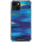 Ocean Blue Brush Stroke by Etta Vee iPhone 15 Plus Clear Case