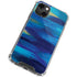 Ocean Blue Brush Stroke by Etta Vee iPhone 15 Plus Clear Case