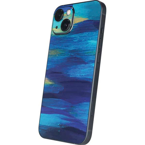 Etta Vee Ocean Blue Brush Stroke iPhone 14 Plus Skin