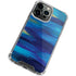 Ocean Blue Brush Stroke by Etta Vee iPhone 15 Pro Clear Case