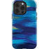 Ocean Blue Brush Stroke by Etta Vee iPhone 15 Pro Impact Case