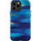 Etta Vee Ocean Blue Brush Stroke iPhone 14 Pro Max Impact Case