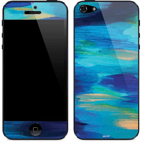 Etta Vee Ocean Blue Brush Stroke iPhone 5/5s/5SE Skin