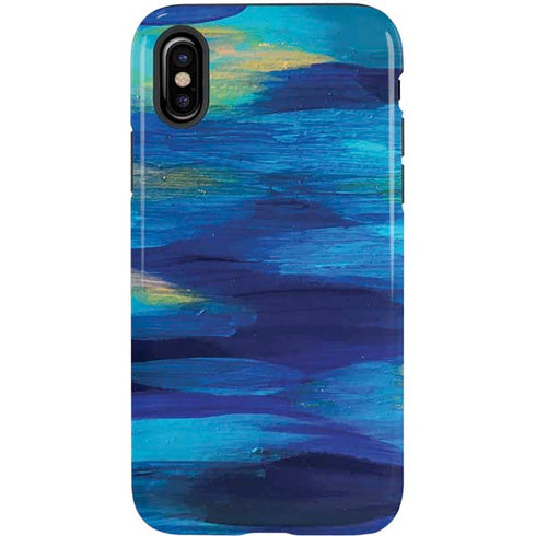 Etta Vee Ocean Blue Brush Stroke iPhone X Pro Case