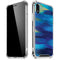 Ocean Blue Brush Stroke by Etta Vee iPhone XR Clear Case
