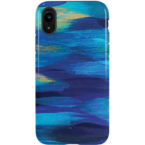Etta Vee Ocean Blue Brush Stroke iPhone XR Pro Case