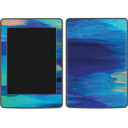 Etta Vee Ocean Blue Brush Stroke Amazon Kindle Skin
