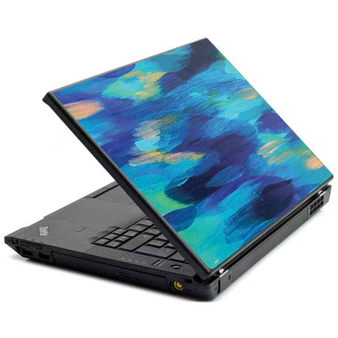 Etta Vee Ocean Blue Brush Stroke Lenovo T420 Skin