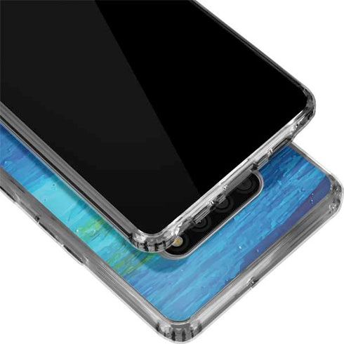 Ocean Blue Brush Stroke by Etta Vee LG Stylo 6 Clear Case