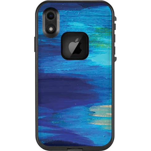 Etta Vee Ocean Blue Brush Stroke LifeProof Fre iPhone Skin