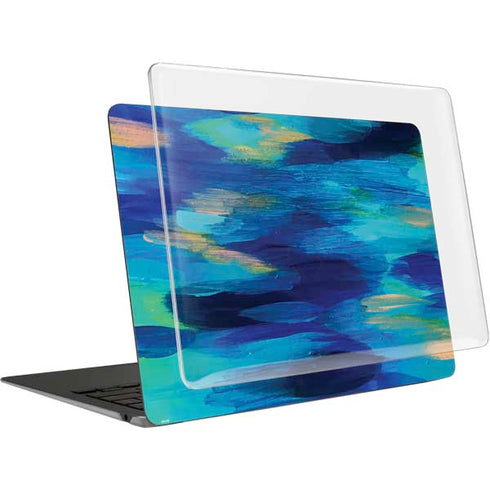 Ocean Blue Brush Stroke by Etta Vee MacBook Air 13in M1 (2021) Case plus Skin