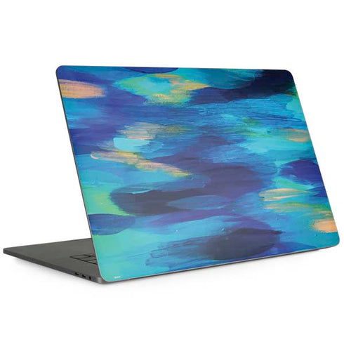 Etta Vee Ocean Blue Brush Stroke Apple MacBook Pro 15-inch Skin