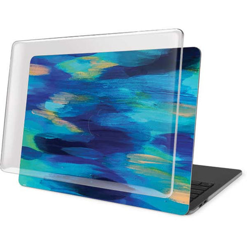 Etta Vee Ocean Blue Brush Stroke MacBook Pro 16in (2019-20) Case plus Skin