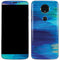 Etta Vee Ocean Blue Brush Stroke Moto E5 Plus Skin