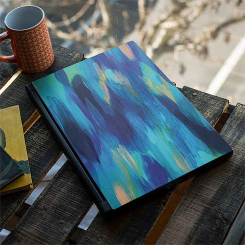 Etta Vee Ocean Blue Brush Stroke MSI GS65 Stealth Laptop Skin