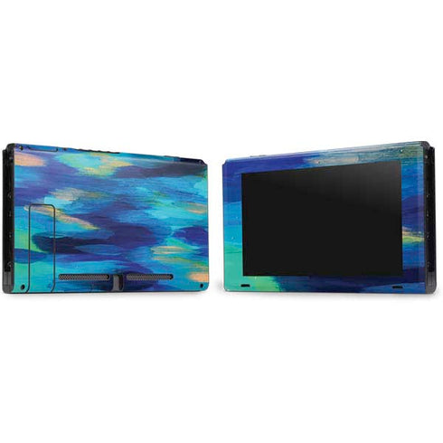 Etta Vee Ocean Blue Brush Stroke Nintendo Switch Bundle Skin
