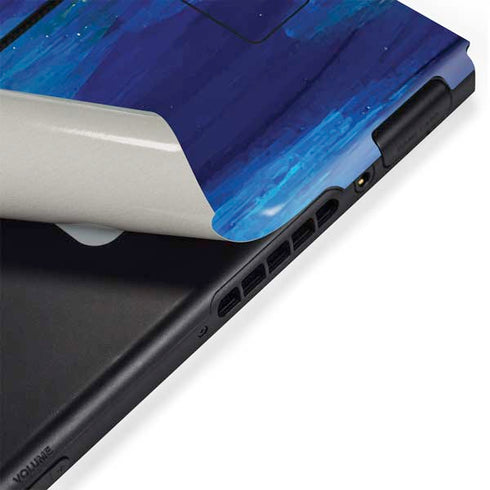 Etta Vee Ocean Blue Brush Stroke Nintendo Switch Bundle Skin