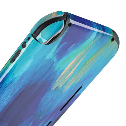 Etta Vee Ocean Blue Brush Stroke Nintendo Switch Lite Skin