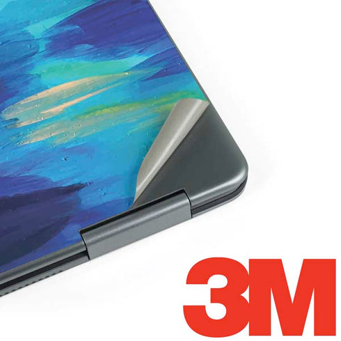 Etta Vee Ocean Blue Brush Stroke Notebook 9 Pro 13in (2017) Skin